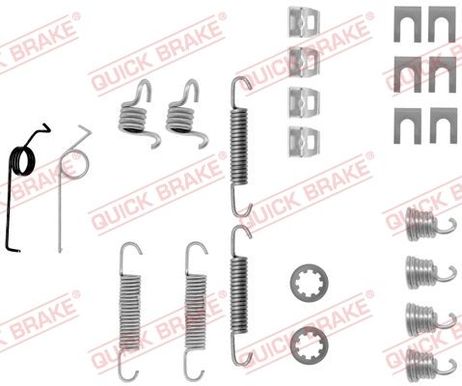 Quick Brake 1050519 Ремкомплект тормозных колодок
