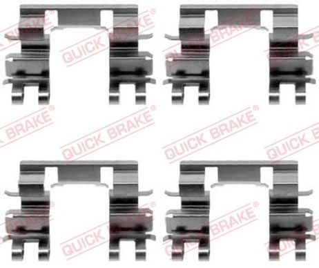 Quick Brake 1091087 Ремкомплект дисковых тормозных колодок