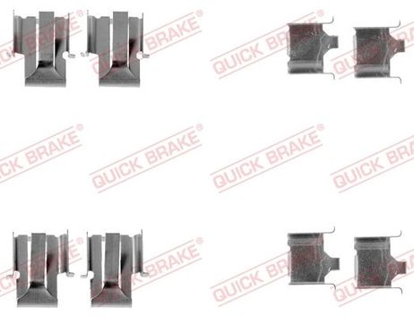 Quick Brake 1091078 Ремкомплект тормозных колодок