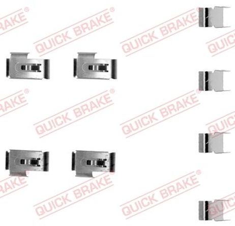 Quick Brake 1091198 Ремкомплект дисковых тормозных колодок