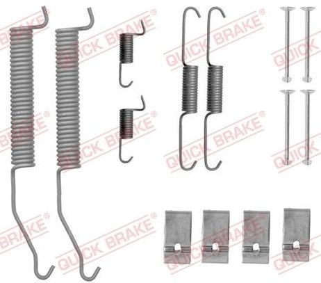 Quick Brake 1050812 Комплектующие, тормозная колодка