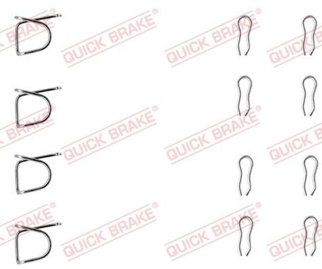 Quick Brake 1090939 Ремкомплект дисковых тормозных колодок