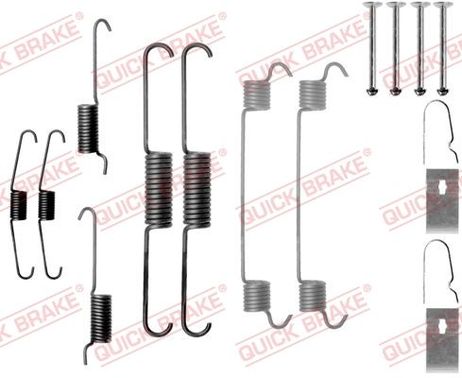 Quick Brake 1050803 Ремкомплект тормозных колодок