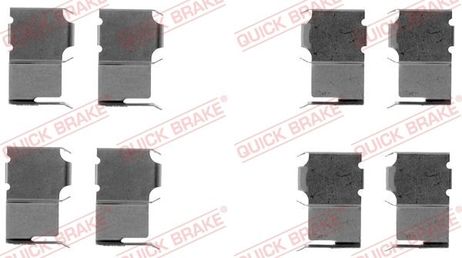 Quick Brake 1091063 Ремкомплект дисковых тормозных колодок