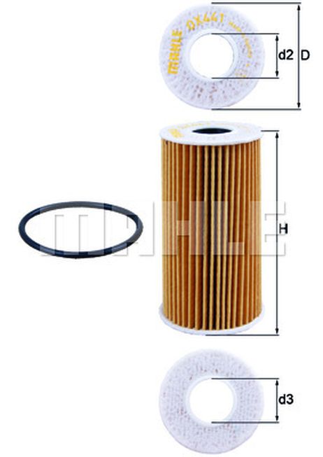 фото Knecht OX 441D Фильтр масляный Knecht OX 441D Фильтр масляный