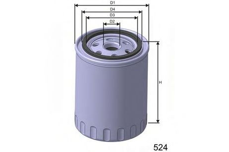 фото MISFAT Z417 Фильтр масляный MISFAT Z417 Фильтр масляный