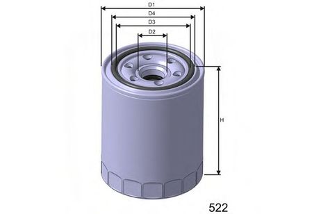 фото MISFAT Z248 Фильтр масляный MISFAT Z248 Фильтр масляный