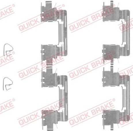 Quick Brake 1091613 Ремкомплект тормозных колодок