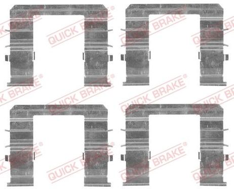 Quick Brake 1091744 Комплектующие, колодки дискового тормоза
