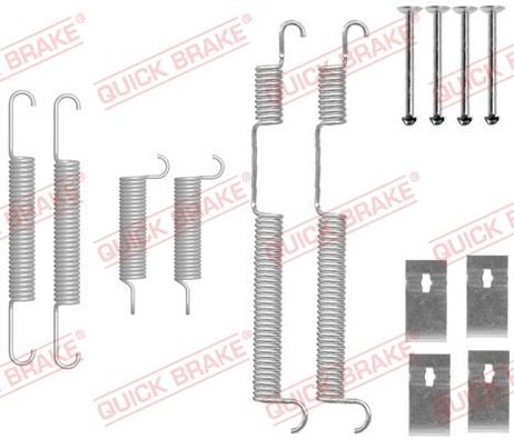 Quick Brake 1050844 Комплектующие, тормозная колодка