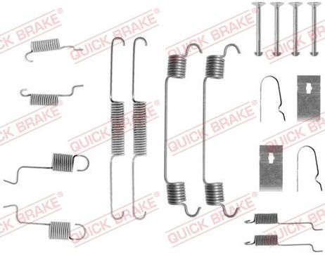 Quick Brake 1050742 Ремкомплект тормозных колодок
