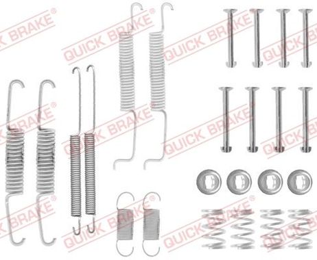 Quick Brake 1050569 Ремкомплект тормозных колодок