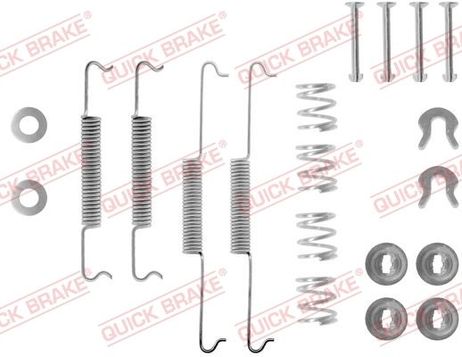 Quick Brake 1050522 Ремкомплект тормозных колодок