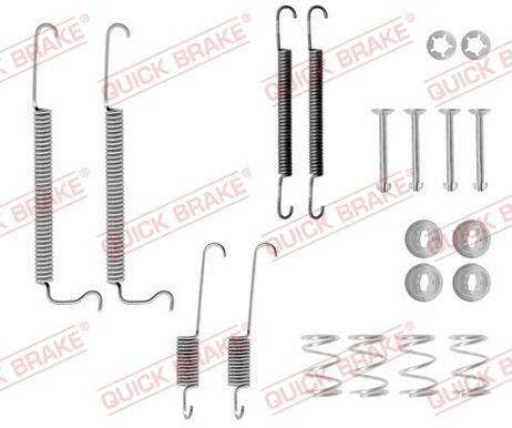 Quick Brake 1050628 Ремкомплект тормозных колодок