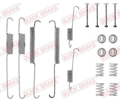 Quick Brake 1050640 Ремкомплект тормозных колодок