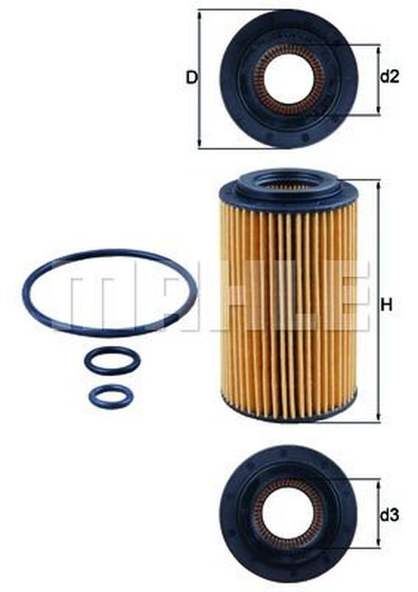 Knecht OX1537D2 Фильтр масляный