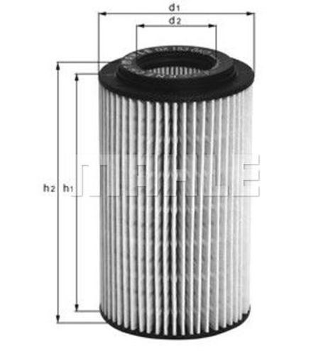 Knecht OX 153D3 Фильтр масляный (вставка)