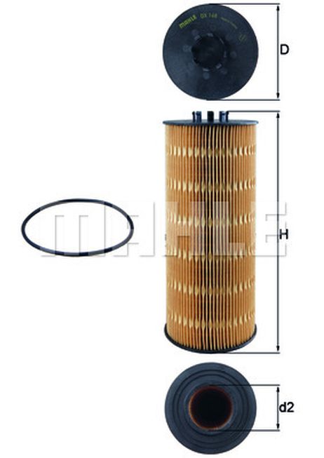 фото Knecht OX 168D Фильтр масляный HCV Knecht OX 168D Фильтр масляный HCV