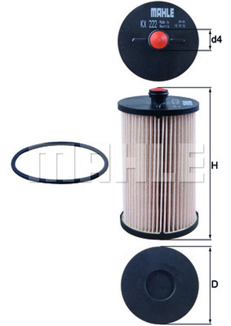 фото Knecht KX 222D Фильтр топливный Knecht KX 222D Фильтр топливный