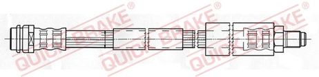 Quick Brake 32407 Тормозной шланг