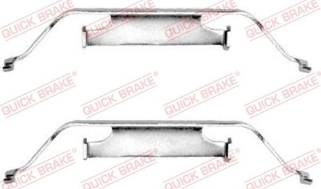Quick Brake 1091096 Ремкомплект тормозных колодок