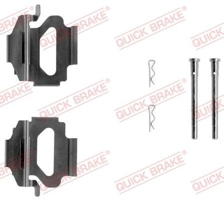 Quick Brake 1091140 Ремкомплект тормозных колодок
