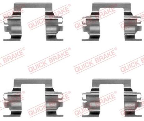 Quick Brake 1091117 Ремкомплект тормозных колодок