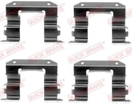 Quick Brake 1091182 Ремкомплект тормозных колодок