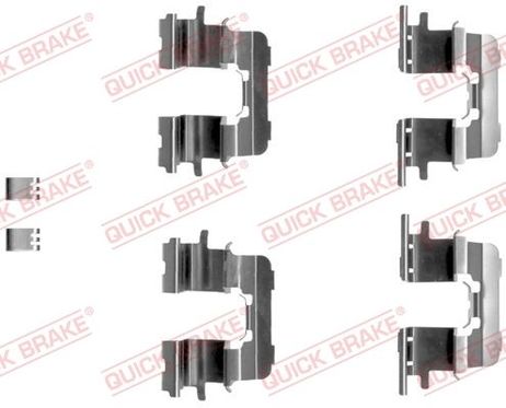 Quick Brake 1091290 Ремкомплект тормозных колодок