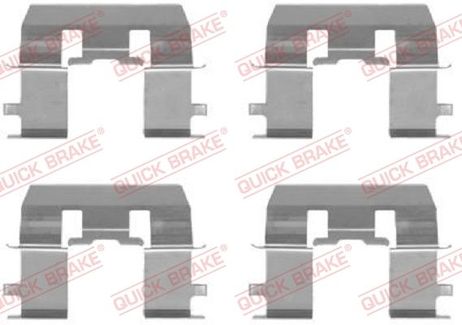 Quick Brake 1091281 Комплектующие, колодки дискового тормоза