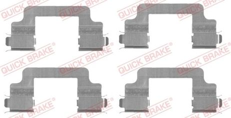 Quick Brake 1091727 Комплектующие, колодки дискового тормоза | перед |
