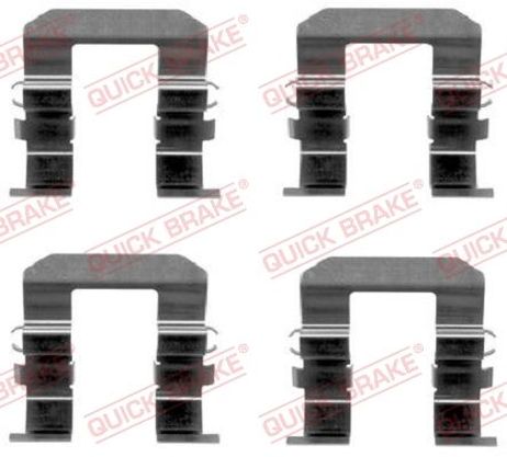 Quick Brake 1091704 Комплектующие, колодки дискового тормоза