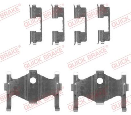 Quick Brake 1091710 Комплектующие, колодки дискового тормоза 