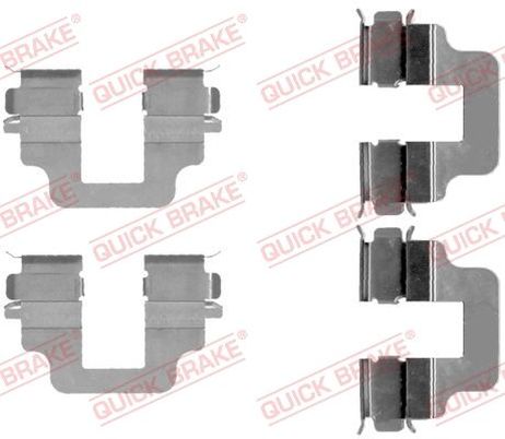 Quick Brake 1091712 Комплектующие, колодки дискового тормоза