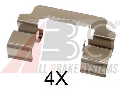 фото ABS 1777Q Комплектующие, колодки дискового тормоза ABS 1777Q Комплектующие, колодки дискового тормоза