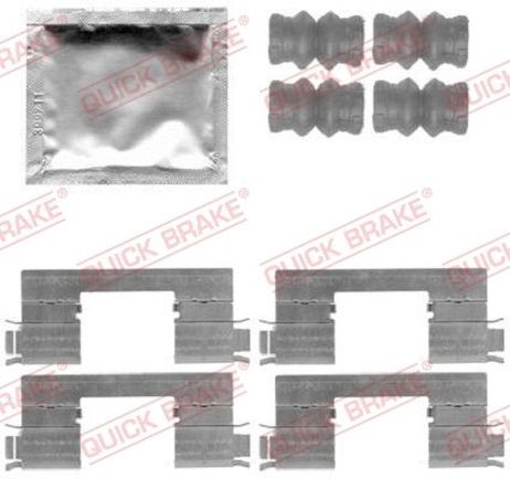 Quick Brake 1091798 Комплектующие, колодки дискового тормоза
