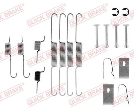 Quick Brake 1050636 Ремкомплект тормозных колодок