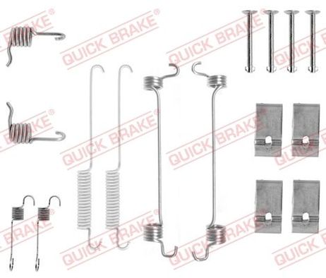 Quick Brake 1050677 Ремкомплект тормозных колодок