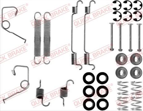 Quick Brake 1050706 Ремкомплект тормозных колодок