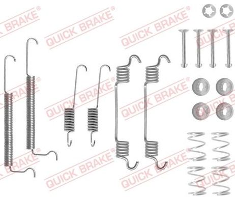 Quick Brake 1050709 Ремкомплект тормозных колодок