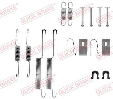 Quick Brake 1050668 Ремкомплект тормозных колодок