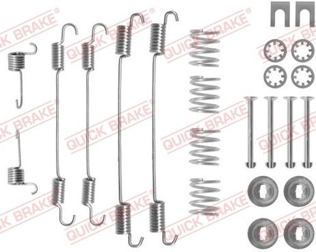 Quick Brake 1050747 Ремкомплект тормозных колодок