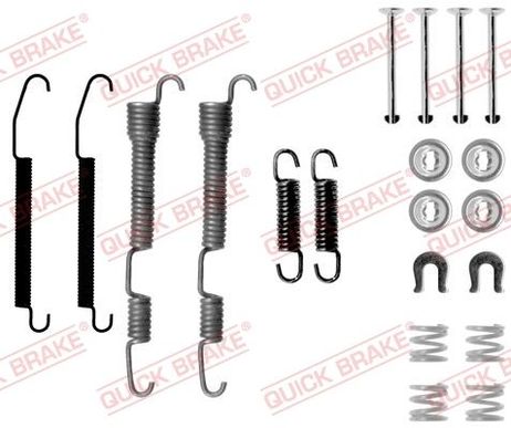 Quick Brake 1050761 Ремкомплект тормозных колодок