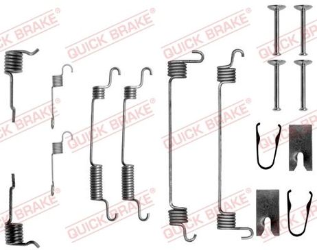 Quick Brake 1050764 Комплектующие, тормозная колодка
