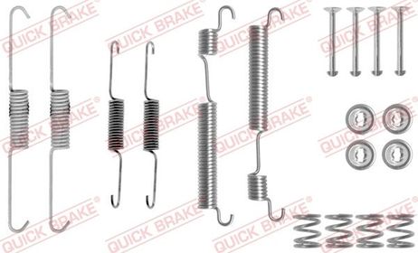 Quick Brake 1050770 Ремкомплект тормозных колодок