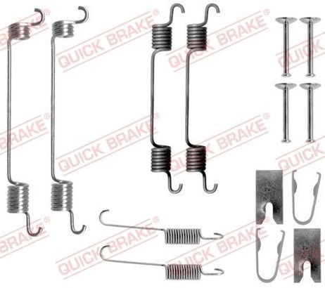 Quick Brake 1050797 Ремкомплект тормозных колодок