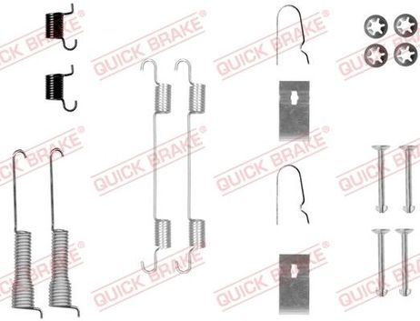 Quick Brake 1050800 Ремкомплект тормозных колодок