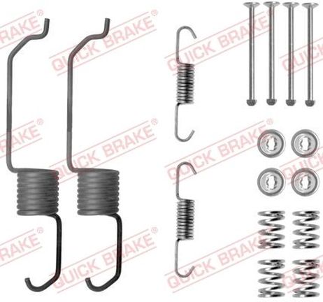 Quick Brake 1050825 Комплектующие, тормозная колодка