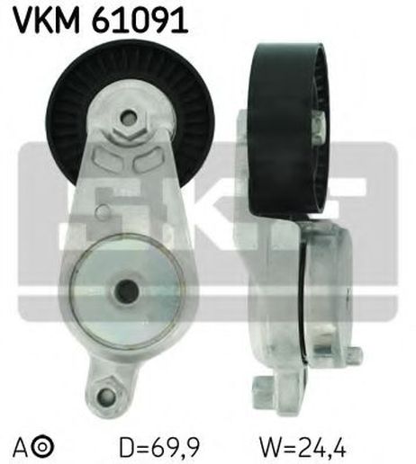 фото SKF VKM 61091 Ролик натяжной приводного ремня SKF VKM 61091 Ролик натяжной приводного ремня