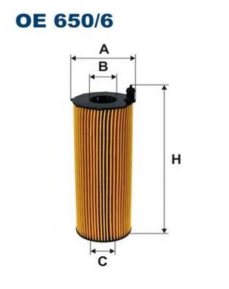 фото FILTRON OE650/6 Фильтр масляный (вставка) FILTRON OE650/6 Фильтр масляный (вставка)
